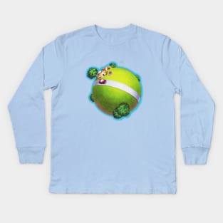 Kaio-sama Home Planet Kids Long Sleeve T-Shirt